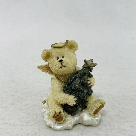 Vintage Boyds Bear Lil Wings Kipling Christmas Figurine Tree Little Angel Firley - Picture 3 of 9